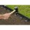 Bordura de Jardim Nature Reciclada Preta Set de 4 segmentos 100x4,5 cm