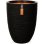 Macetero Capi Nature Rib Negro Reciclado 46 x 58 cm 75 L Doble Pared Aislante