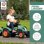 Tracteur a pedales Falk Farm Lander remorque