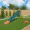 Toboggan Jardin Aléo Trigano Valou 3,80 m UV