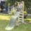 Toboggan exterieur 2 en 1 Smoby Life Triple Ondes