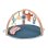Tapete de jogo Ingenuity Cozy Spot com arco de madeira desmontavel e 5 brinquedos