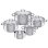 Ensemble Silit Toskana 5 pièces inox induction