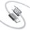 Cable USB-C Baseus FrostCore 2 m 100 W Blanc Moon