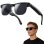 Blackview BV200 Lunettes intelligentes Caméra 8MP IA intégrée Traducteur Bluetooth Noir