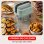 Friggitrice ad Aria Moulinex Crisp & Go FY7014E0 Vetro 5,2L 1700W Doppio