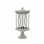 Applique esterno FABRILAMP Garden Argento 39x16x16 cm E27 IP23