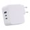 Chargeur GaN 100W TnB CHNBTINY100 USB-C USB-A Blanc