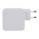 Chargeur GaN 100W TnB CHNBTINY100 USB-C USB-A Blanc