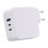 Chargeur GaN 100W TnB CHNBTINY100 USB-C USB-A Blanc