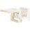 Chaise haute Small Foot Little Button convertible en table et chaise