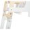 Chaise haute Small Foot Little Button convertible en table et chaise