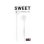 TnB Sweet bedrade in-ear koptelefoon voor bellen en muziek, wit