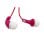 TnB Fizz bedrade oordopjes 3,5 mm jack muziekgebruik fuchsia kleur