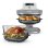 Heißluftfritteuse Ninja Crispi Pro AS090EUWH Glas 5,7L 2050W 5 Programme Weiß