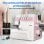 Machine a coudre Overlock Medion SO 90/91W Rose LED 91 W