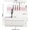 Machine a coudre Overlock Medion SO 90/91W Rose LED 91 W