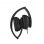 Auriculares TnB Stream con cable jack de 3,5 mm plegables negros