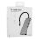 Hub USB-C HUBALU6 6 en 1 HDMI USB 3.0 Aluminium Gris