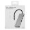 Hub USB-C HUBALU6 6 en 1 HDMI USB 3.0 Aluminium Gris