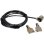 Cable antivol Port Connect 901210 Clef ronde 1,8 m Noir