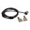 Cable antivol Port Connect 901210 Clef ronde 1,8 m Noir