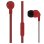 Auricolari TnB ESBCRD cablati in-ear rossi 1,2 m cavo