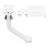Support levier de vitesse NitroKart OP-NK2-GSHW blanc acier