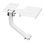 Support levier de vitesse NitroKart OP-NK2-GSHW blanc acier