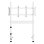 Suporte de monitor OPLITE NitroKart White V2 ate 55 polegadas