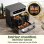 Airfryer Cuisinart AFT13XSSE Trizone Double Compartiment 13,6L 2400W Revêtement Céramique