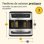 Airfryer Cuisinart AFT13XSSE Trizone Double Compartiment 13,6L 2400W Revêtement Céramique