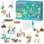 Aquabeads Set fuer Anhanger und Schluesselformen, 1400 bunte Perlen