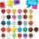 Aquabeads Set fuer Anhanger und Schluesselformen, 1400 bunte Perlen