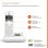 Teléfono DECT Gigaset AS690A Blanco con Contestador