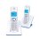 Teléfono Inalámbrico DECT Alcatel F530 Duo Azul 2 Terminales