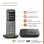 Telefone Gigaset CL660A sem fios com base e secretária eletrónica