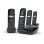 Telephone fixe Gigaset AS690A Quattro Black DECT