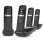 Telephone fixe Gigaset AS690A Quattro Black DECT