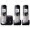 Telefono cordless DECT Panasonic KX-TG6823 Trio segreteria integrata