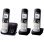 Telefono cordless DECT Panasonic KX-TG6823 Trio segreteria integrata