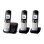 Telefono cordless DECT Panasonic KX-TG6823 Trio segreteria integrata