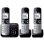 Telefono cordless DECT Panasonic KX-TG6823 Trio segreteria integrata