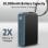 Power Bank Hyper HJ5401BKGL 10000 mAh 30 W Apta para avión Negro