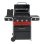 Barbecue Char-Broil Gas2Coal 330 Ibrido 3 Bruciatori Inox Bruciatore Laterale