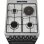 Cuisinière Electrolux LKM520011X 57 L 4 Foyers Mixte Inox Noir