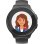 Hama Smartwatch Enfants GPS Bluetooth 1,19" AMOLED Noir Silicone