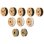 Pack ELEGOO Filamento PLA 1,75 mm 10 kg 5x Negro 3x Blanco 2x Gris