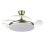 Ventilateur de Plafond avec Lumière LED Yatek Kala 59W 107cm 6 Vitesses Pales Rétractables Télécommande