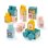 ECOIFFIER Abrick 7918 Tren de Animales para Construir 51 piezas